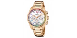 montre-festina-boyfriend-rainbow-dore-rose_F20639/2