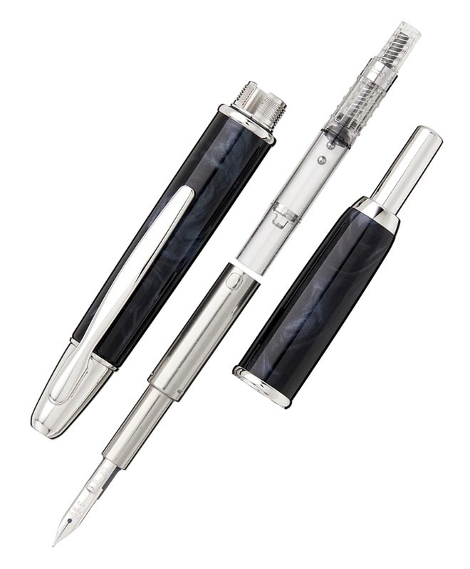 Stylo Plume Pilot Capless Noir, Attributs Or