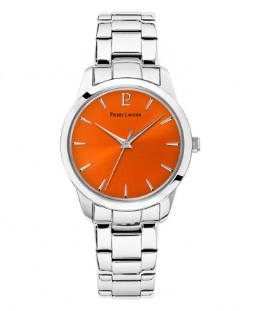 montre-pierre-lannier-roxane-cadran-orange-bracelet-acier_069g651-pierre-lannier