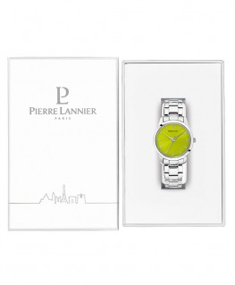 montre-pierre-lannier-roxane-cadran-vert-bracelet-acier_069g671-pierre-lannier-coffret