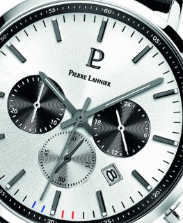 montre-pierre-lannier-baron-cadran-argent-cuir-noir-perfore_219g123-pierre-lannier-cadran