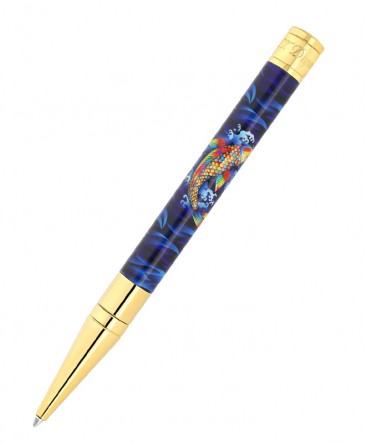 stylo-bille-st-dupont-d-initial-koi-fish-bleu_265005-st-dupont