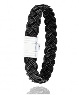 bracelet-albanu-cuir-noir-tresse-fermoir-acier-13mm-696fcac