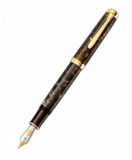 stylo-plume-pelikan-souverain-m1000-renaissance-brown-edition-speciale-pelikan