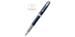 Stylo Plume Parker Sonnet Laque Bleu Raffine 18K CT