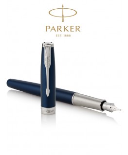 Stylo Plume Parker Sonnet Laque Bleu Raffine 18K CT