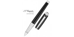 Stylo Roller St Dupont Line D Large Noir et Palladium