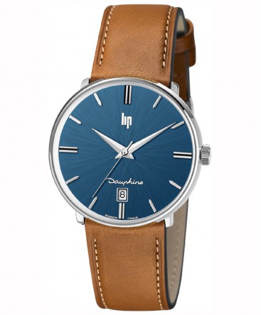 Montre Lip Dauphine Cadran Bleu 38mm 671429