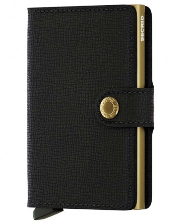 Secrid Miniwallet Crisple Black-Gold réf MC-BLACK-GOLD