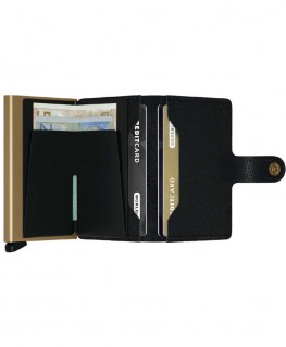 Secrid Miniwallet Crisple Black-Gold réf MC-BLACK-GOLD