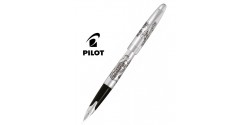 Stylo Plume Pilot Tigre Silver Argent Massif Réf_FKN-70SR-TRM