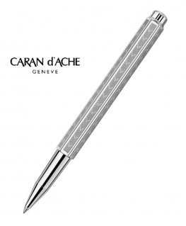 stylo-roller-caran-d'ache-ecridor-chevron-palladie-ref_838.286